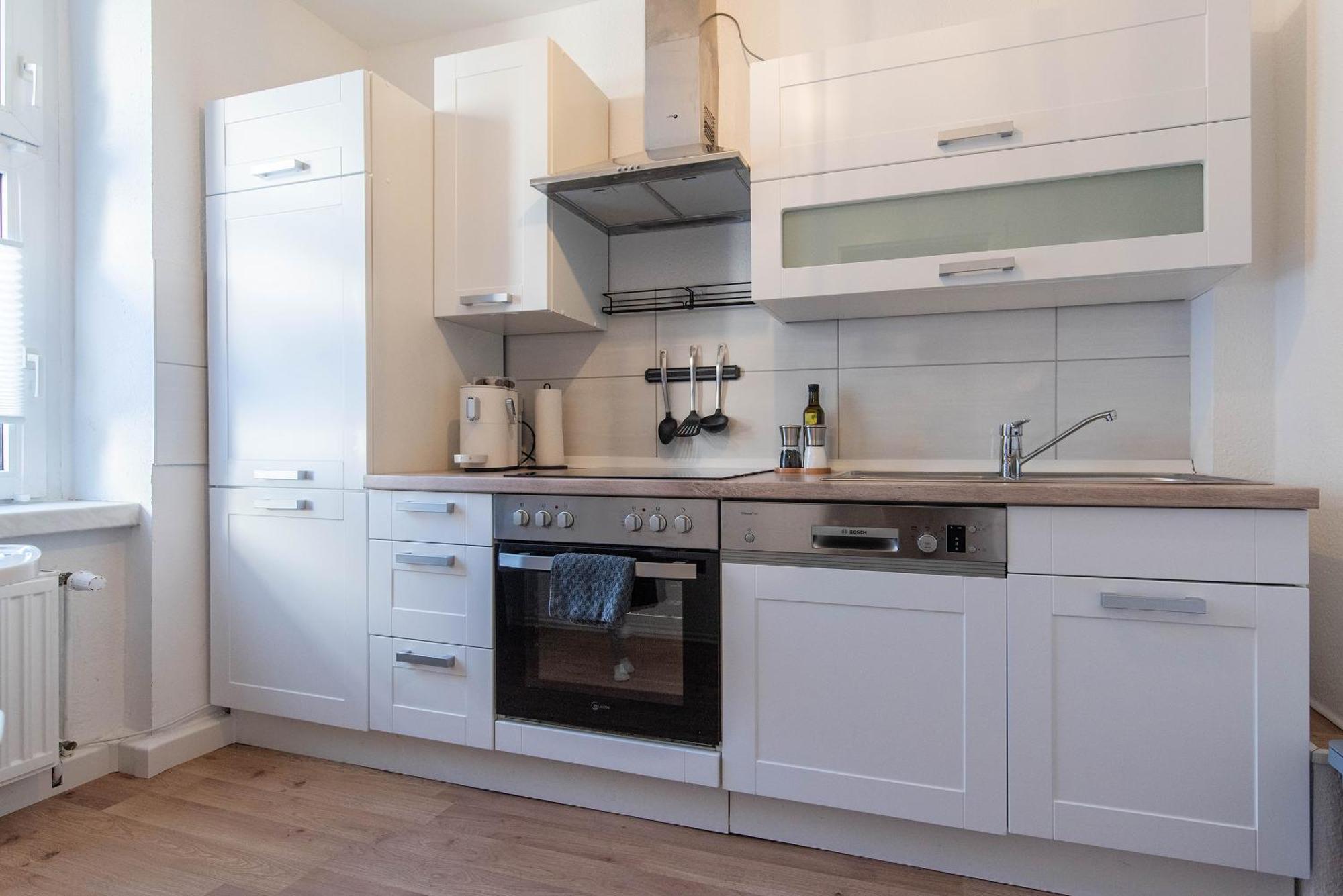 Apartment - Modern - Familienfreundlich - Kueche Gotha Bagian luar foto